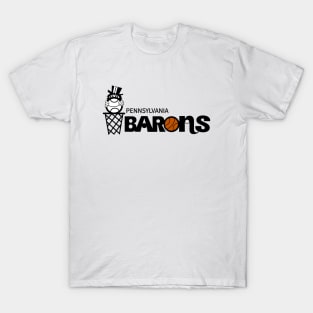 Defunct Pennsylvania Barons Basketball 1980 T-Shirt